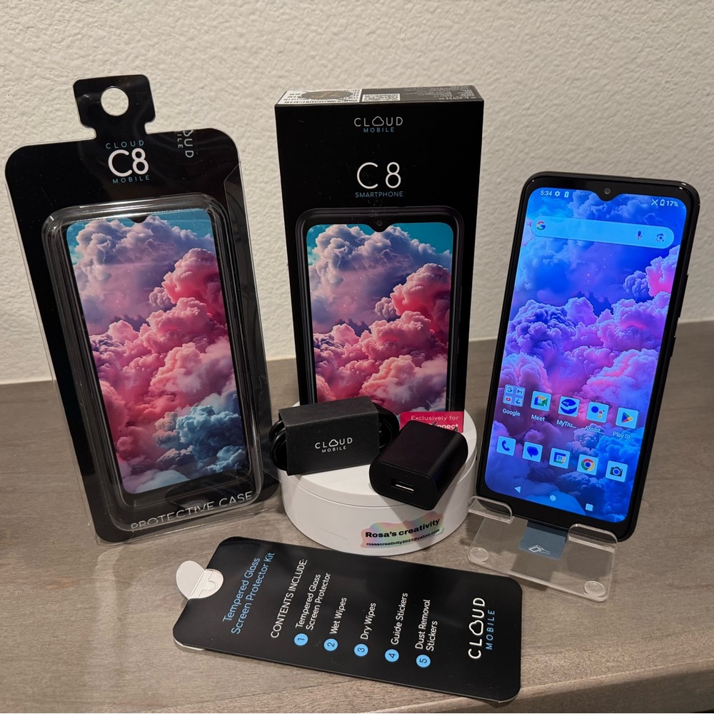 C8 cluod móviles Smartphone - Black